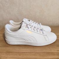 scarpe puma sneakers smash bianco 