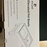 CIOTOLA PER CANI RIALZATA nera dura regolabile