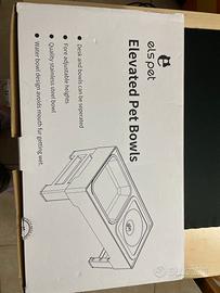 CIOTOLA PER CANI RIALZATA nera dura regolabile