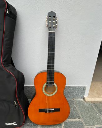 Chitarra con custodia imbottita