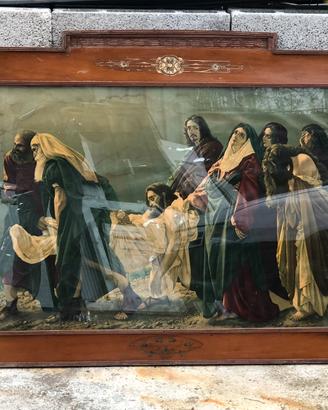 Quadro antico completo di cornice