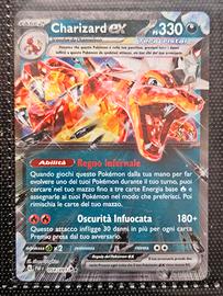 Carta Pokemon Charizard Ex Teracristal Italiano