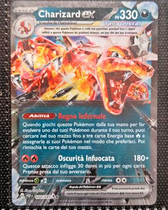 Carta Pokemon Charizard Ex Teracristal Italiano