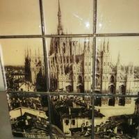 ANTICO QUADRO IN RESINA "DUOMO DI MILANO"