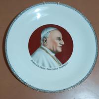piatto ritraente Papa Giovanni XXIII 