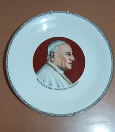 piatto ritraente Papa Giovanni XXIII 