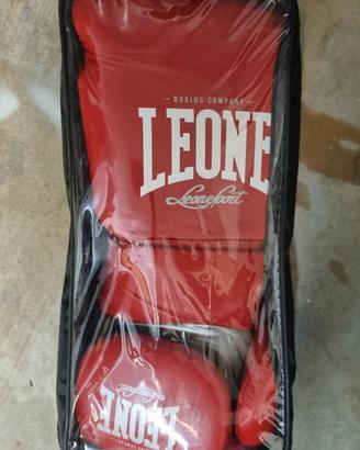 Guantoni da Boxe Leone 1947 Authentic Rosso