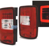 FANALI VOLKSWAGEN VW CADDY 04-15 LED ROSSO CROMATO