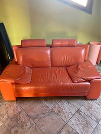divano vera pelle 3 posti