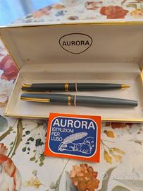 Coppia penne vintage Aurora