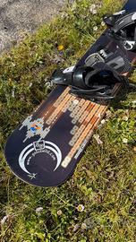 Snowboard bambino F2 / Ftwo + attacchi Burton