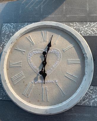 Orologio parete shabby chic