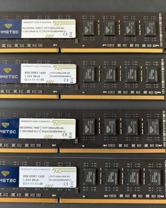 Ram Ddr3 32gb 16gb 4x8gb o 2x8gb