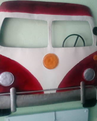 Targa metallo pullmino