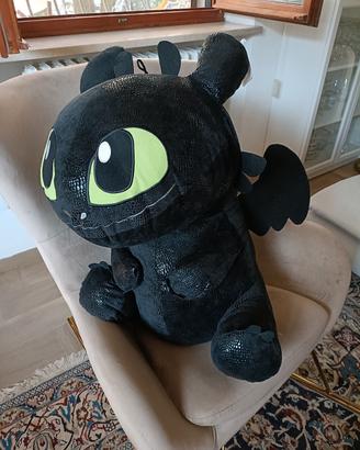 Peluche Sdentato Dragon Trainer - circa 70 cm