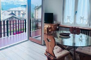 Monolocale con balcone in Bormio centro