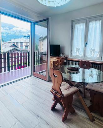 Monolocale con balcone in Bormio centro