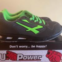 Scarpe antinfortunistica, U-Power, colore verde