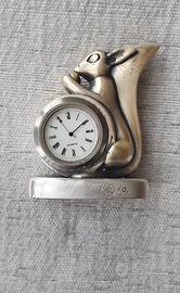 Orologio da tavolo in argento placcato 