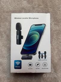 Microfoni Lavalier Wirless 2 pezzi nuovi con scato