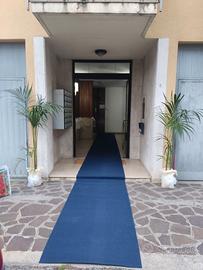 Corsia tappeto blu