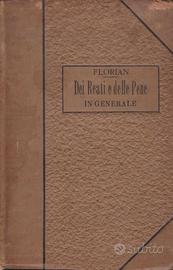 Florian e altri Trattato di diritto penale 1° Vall