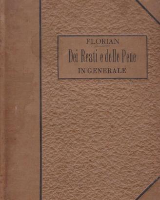 Florian e altri Trattato di diritto penale 1° Vall