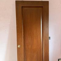 Porta scorrevole legno + telaio e scrigno