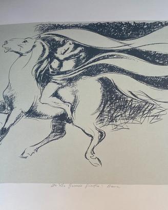 Serigrafia firmata e numerata di Dante Carpigiani