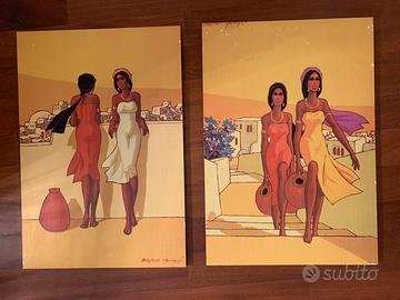 Quadri vintage-donne africane
