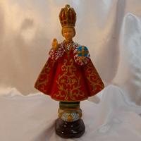 Gesù Bambino di Praga, in gesso anni 50 in ottime