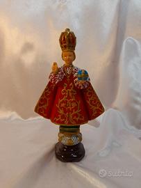 Gesù Bambino di Praga, in gesso anni 50 in ottime