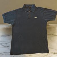 Polo Lacoste blu taglia L