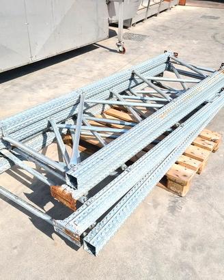 spalle zincate per scaffali pallet usati