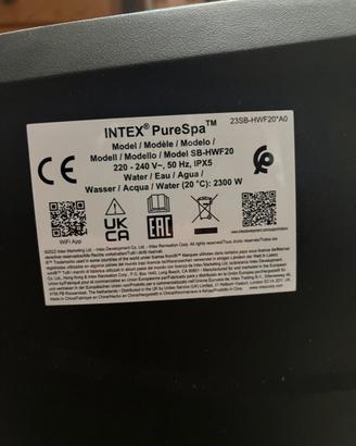 Pompa piscina pure spa Intex 6 posti