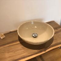 Lavabo appoggio in vetro