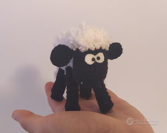 Peluche pecora Shaun the sheep, fatta a mano