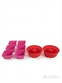 Stampi ciambella+pirottini cioccolatini silicone 