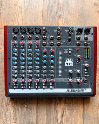 Allen & Heath ZED-10 Mixer USB 10 Canali leggi ben