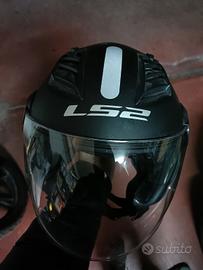 casco LS2, Casco Moto Jet AIRFLOW SOLID Matt Black