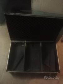 flycase, valigia in metallo, per dj di 1m *40cm