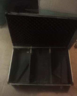 flycase, valigia in metallo, per dj di 1m *40cm
