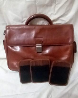 borsa da lavoro Piquadro in pelle 