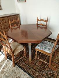 tavolo soggiorno ottagonale 