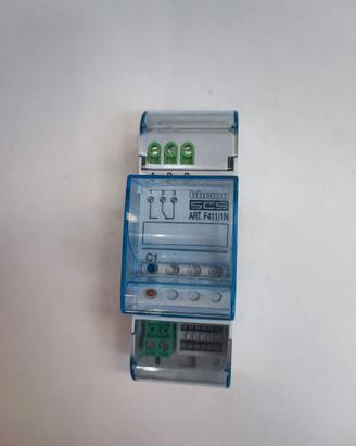 Attuatore SCS BTicino 2 moduli DIN bus F411/N