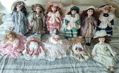 Bambole Vintage Collezione in Porcellana