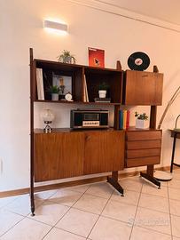 Libreria stile scandinavo vintage anni 60