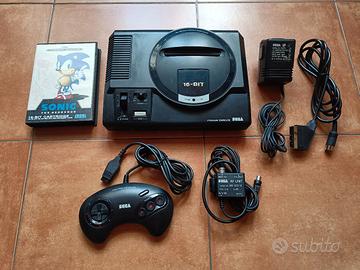 Console Sega Mega Drive con gioco di Sonic 