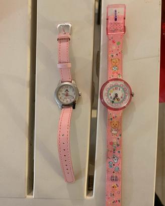 Due orologi da bambina uno flikflok
