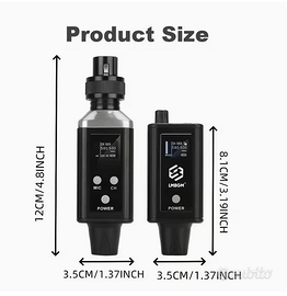 🎧 Sistema In-Ear Wireless UHF LMBGM